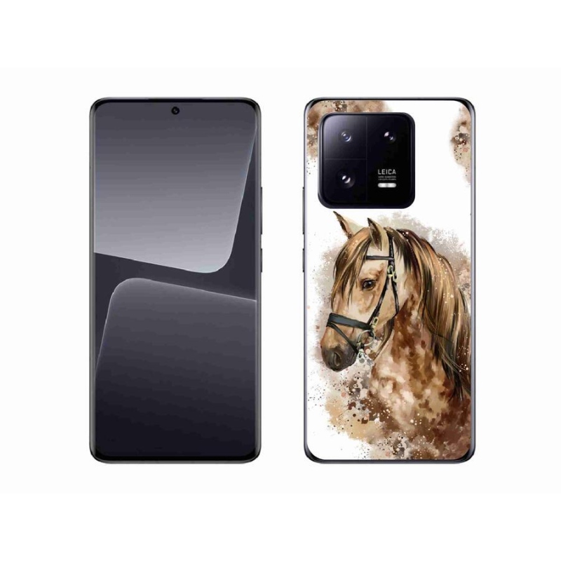 Gél borítás mmCase a Xiaomi 13 Pro-hoz - barna rajzfilm ló