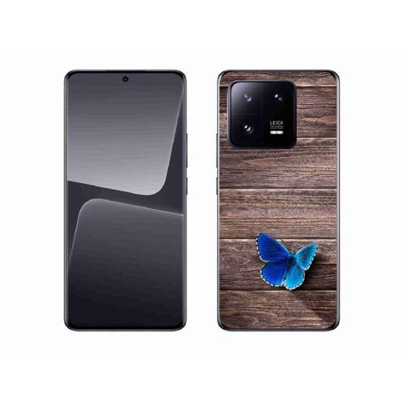 Gél borítás mmCase a Xiaomi 13 Pro-hoz - kék pillangó 1