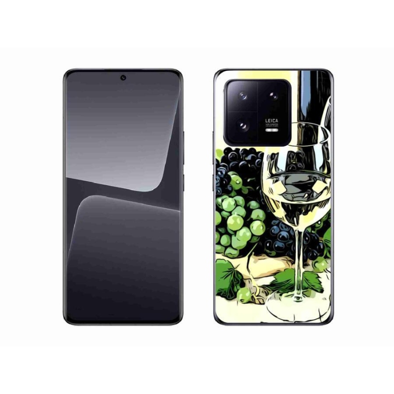 Gél borítás mmCase a Xiaomi 13 Pro számára - pohár bor