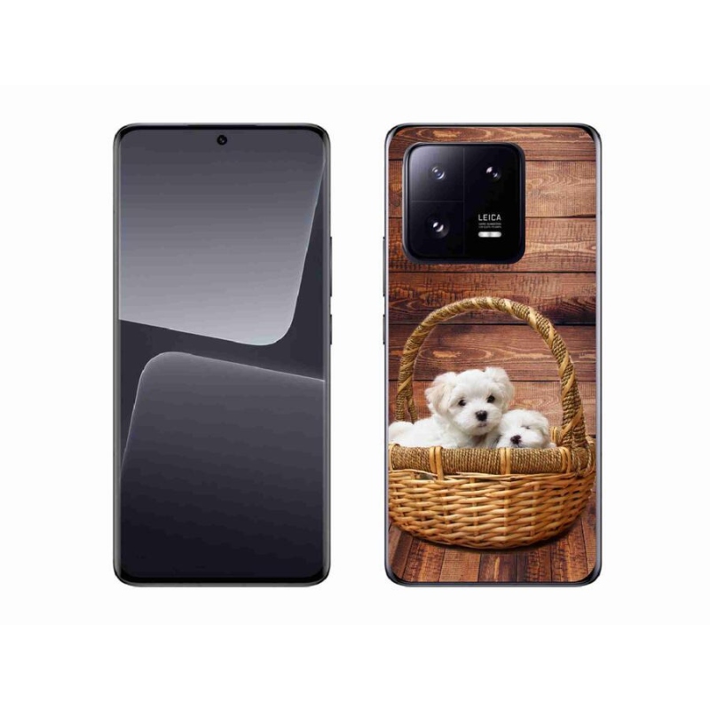 Gél borítás mmCase a Xiaomi 13 Pro-hoz - kölyökkutyák