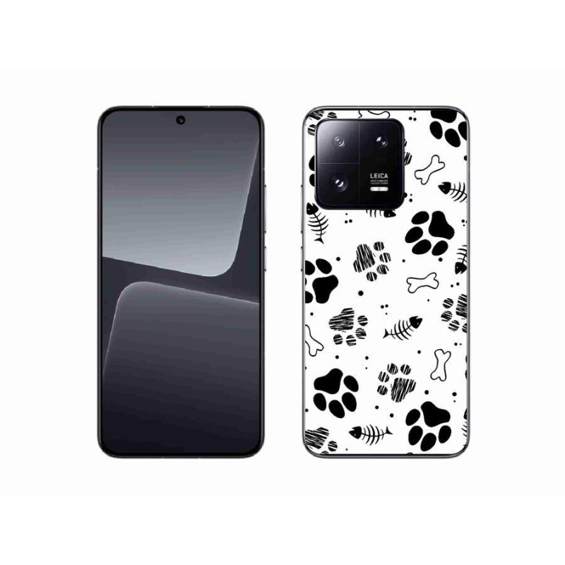 Gél borítás mmCase a Xiaomi 13-hoz - kutyamancsok 1