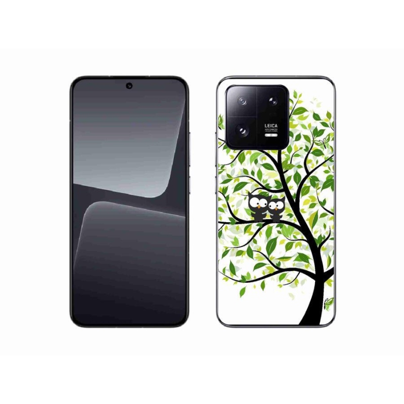 Gél borítás mmCase a Xiaomi 13-hoz - baglyok a fán