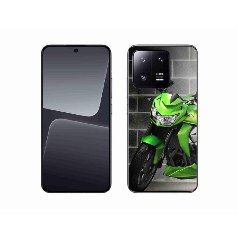 Gél borítás mmCase a Xiaomi 13-hoz - zöld motorkerékpárhoz