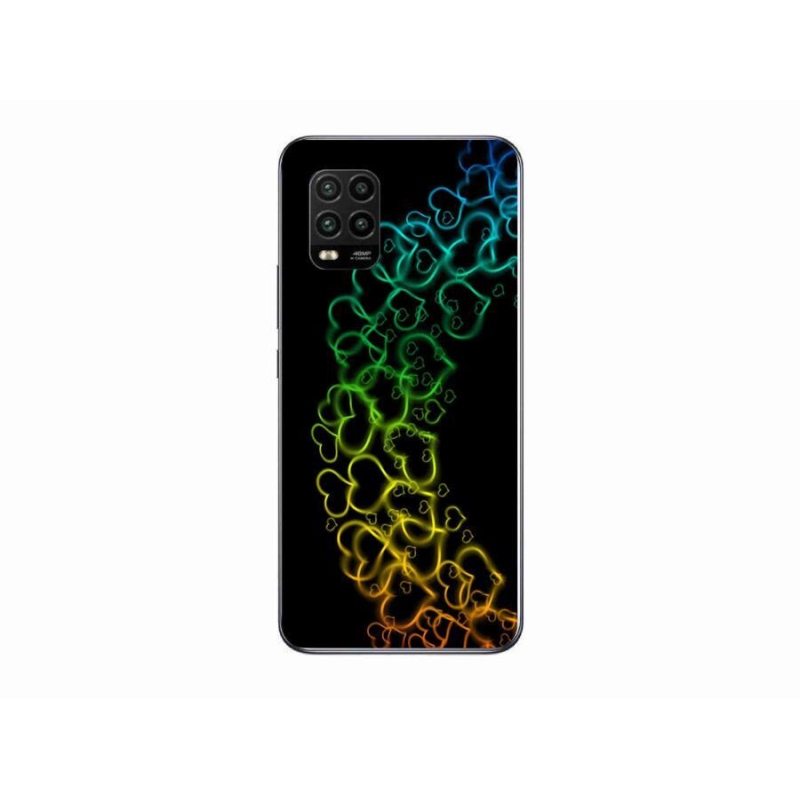 Gél borítás mmCase a Xiaomi Mi 10 Lite készülékhez - színes szívek