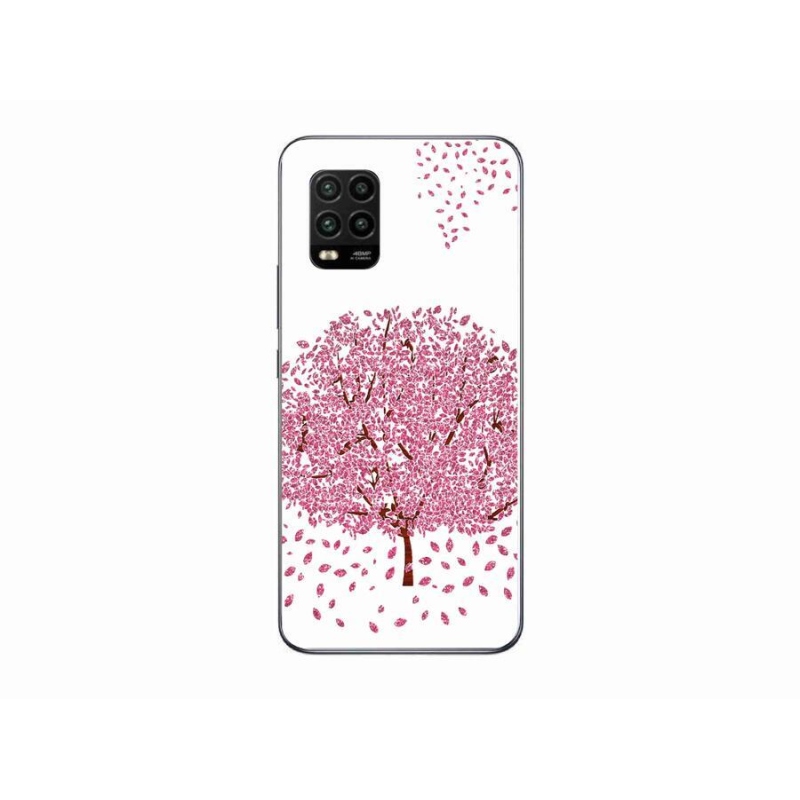 Gél borítás mmCase a Xiaomi Mi 10 Lite készülékhez - rajzfilmfa levelekkel