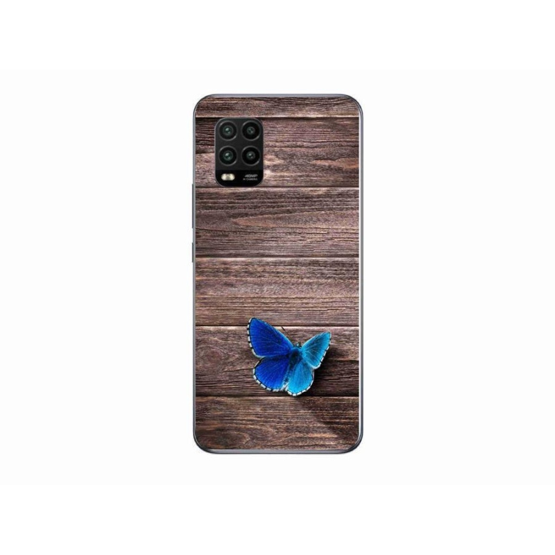 Gél borítás mmCase a Xiaomi Mi 10 Lite készülékhez - kék pillangó 1