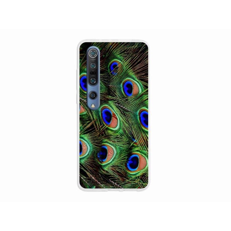 Gél borítás mmCase a Xiaomi Mi 10 készülékhez - pávatoll