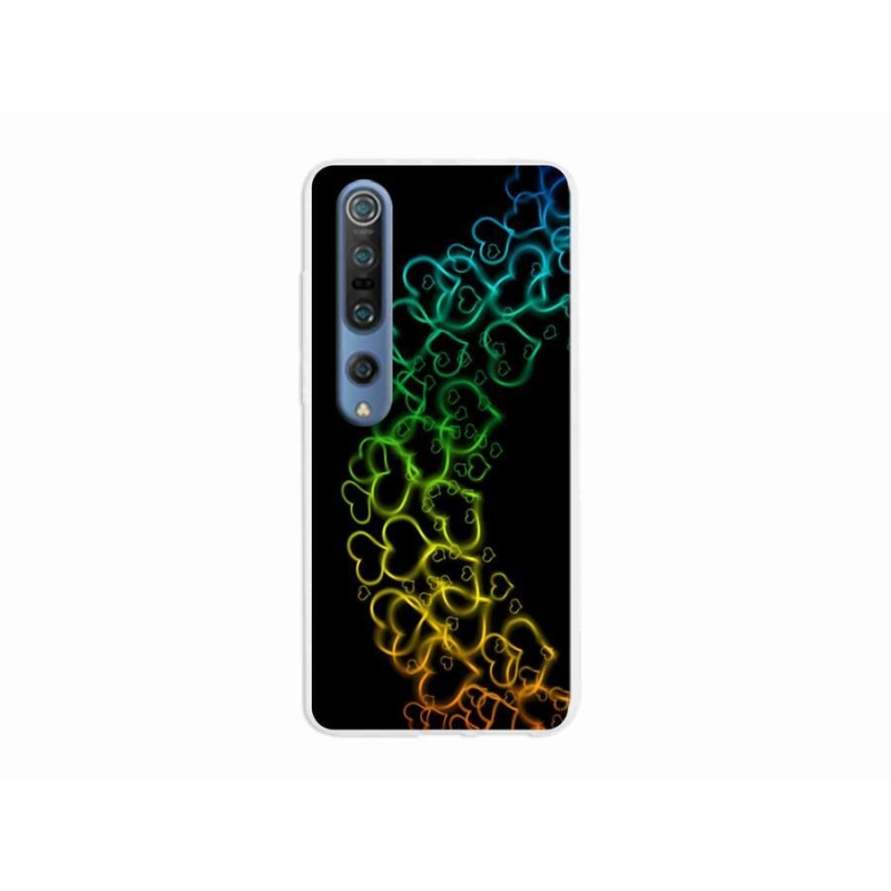 Gél borítás mmCase a Xiaomi Mi 10 Pro készülékhez - színes szívek
