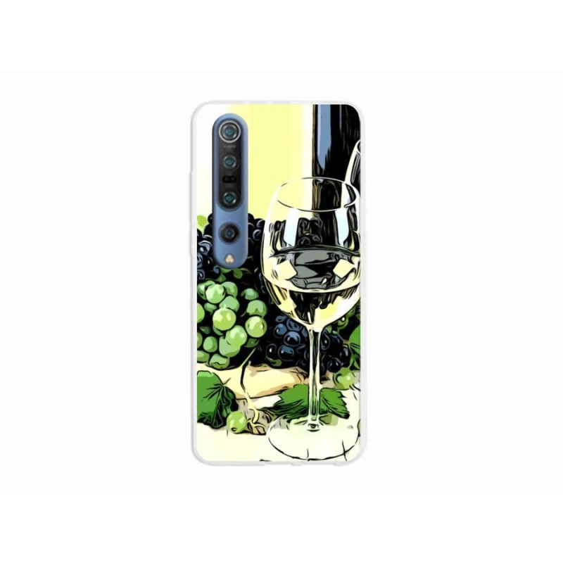 Gél borítás mmCase a Xiaomi Mi 10 Pro számára - pohár bor