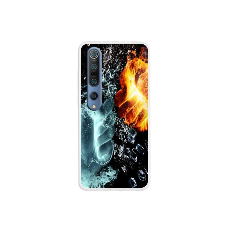 Gél borítás mmCase a Xiaomi Mi 10 Pro számára - víz és tűz