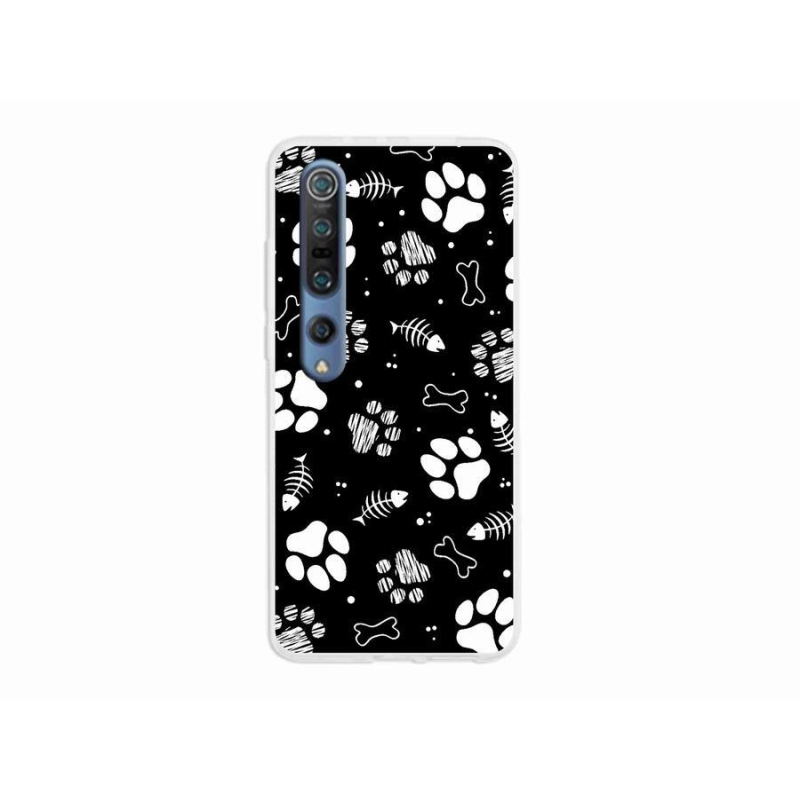 Gél borítás mmCase a Xiaomi Mi 10 készülékhez - kutyamancsok