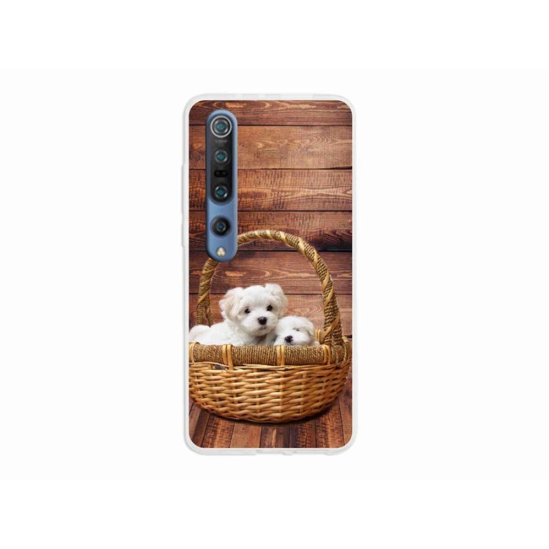 Gél borítás mmCase a Xiaomi Mi 10 - kölyökkutyákhoz