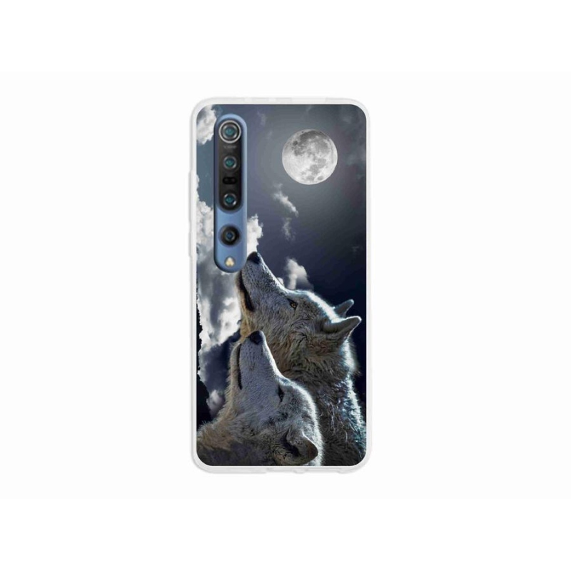 Gél borítás mmCase a Xiaomi Mi 10 - farkasok számára
