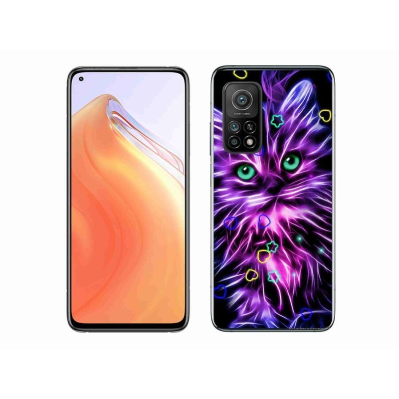 Gél borítás mmCase a Xiaomi Mi 10T 5G-hez - absztrakt macska