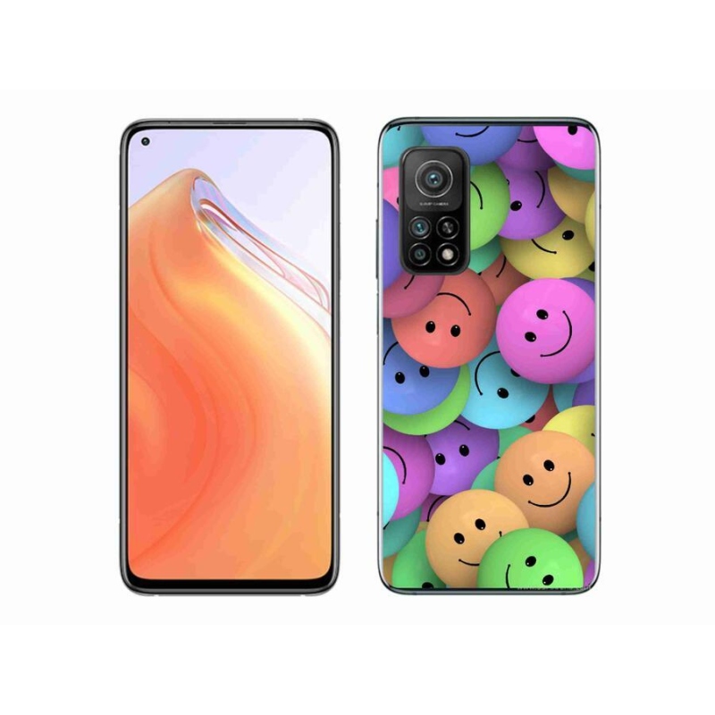 Gél borító mmCase a Xiaomi Mi 10T 5G-hez - színes smiley-k