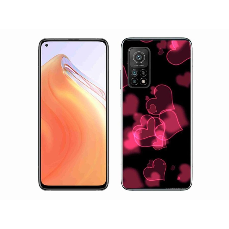 Gél borítás mmCase a Xiaomi Mi 10T 5G-hez - piros szívek