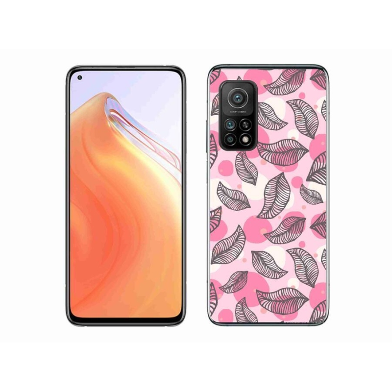 Gél borító mmCase a Xiaomi Mi 10T 5G-hez - rajzfilm hulló levelek