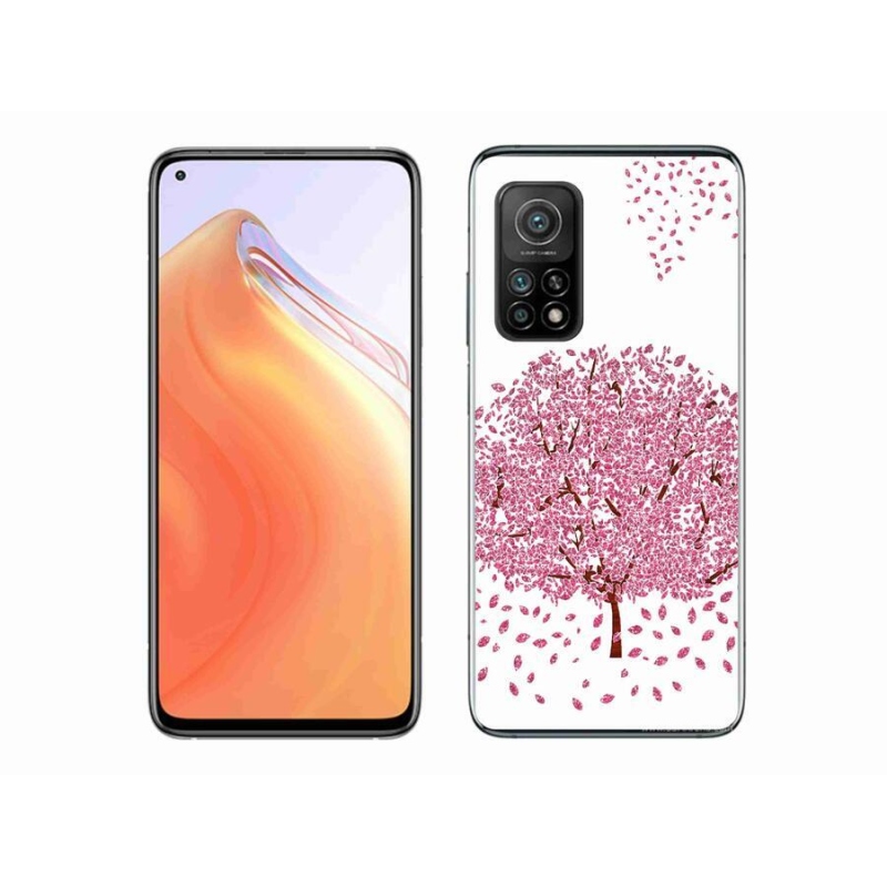 Gél borító mmCase a Xiaomi Mi 10T 5G számára - rajzfilmfa levelekkel