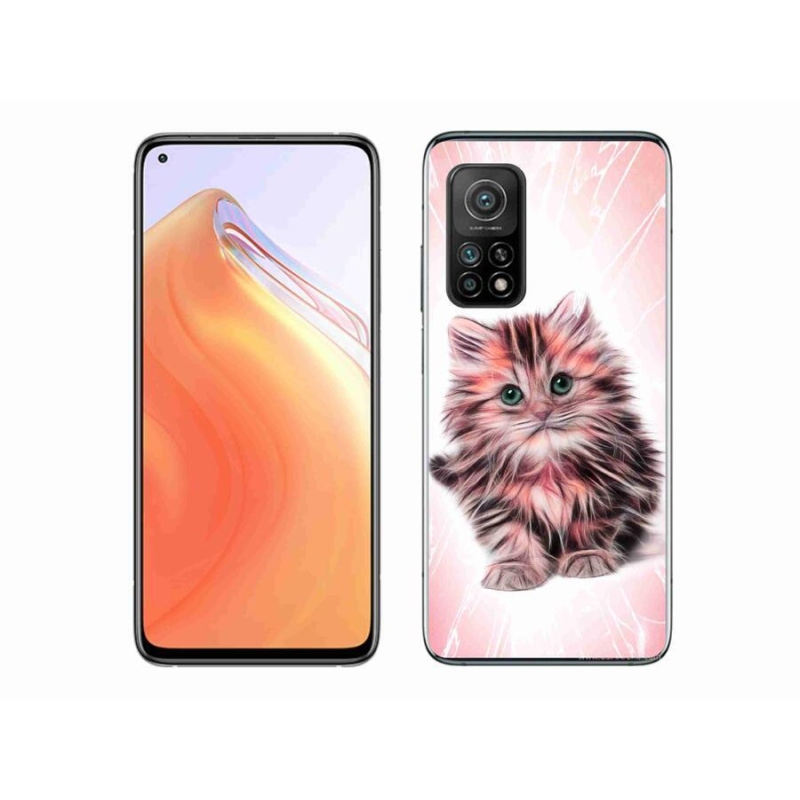 Gél borító mmCase a Xiaomi Mi 10T 5G-hez - aranyos cica