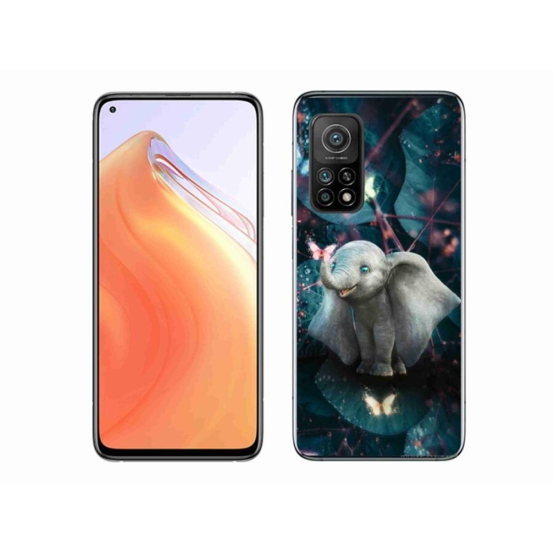 Gél borító mmCase a Xiaomi Mi 10T 5G-hez - aranyos elefánt