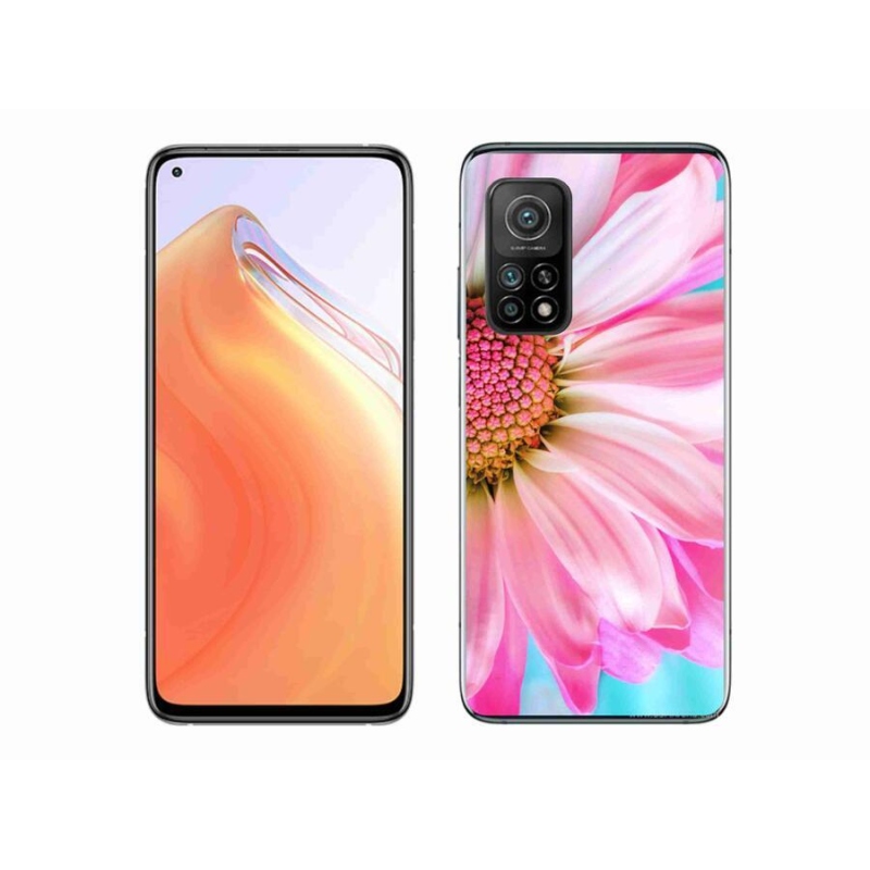 Gél borítás mmCase a Xiaomi Mi 10T 5G-hez - rózsaszín virág