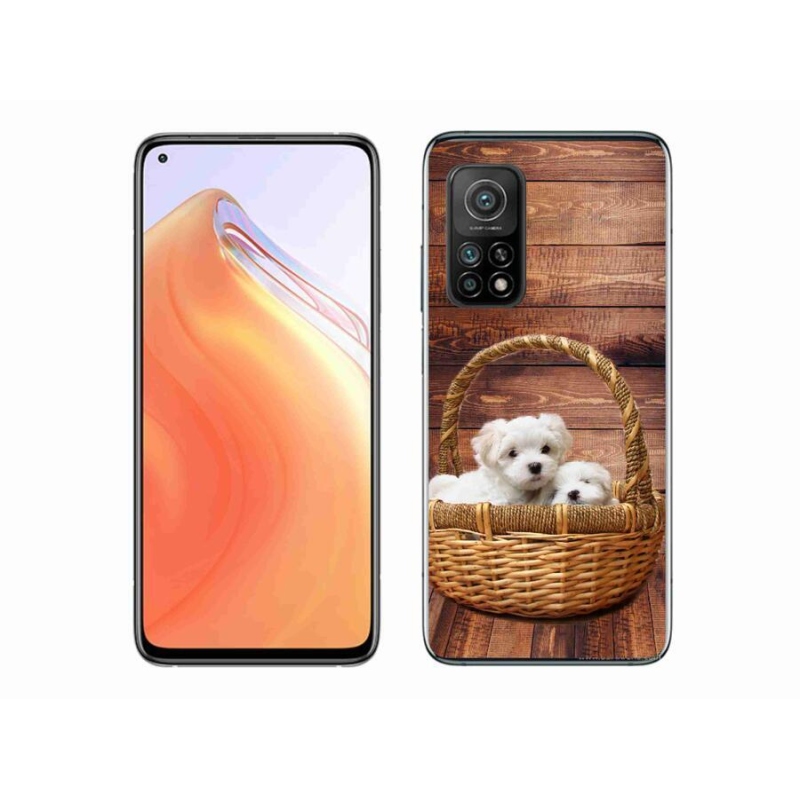 Gél borítás mmCase a Xiaomi Mi 10T 5G számára - kölyökkutyák