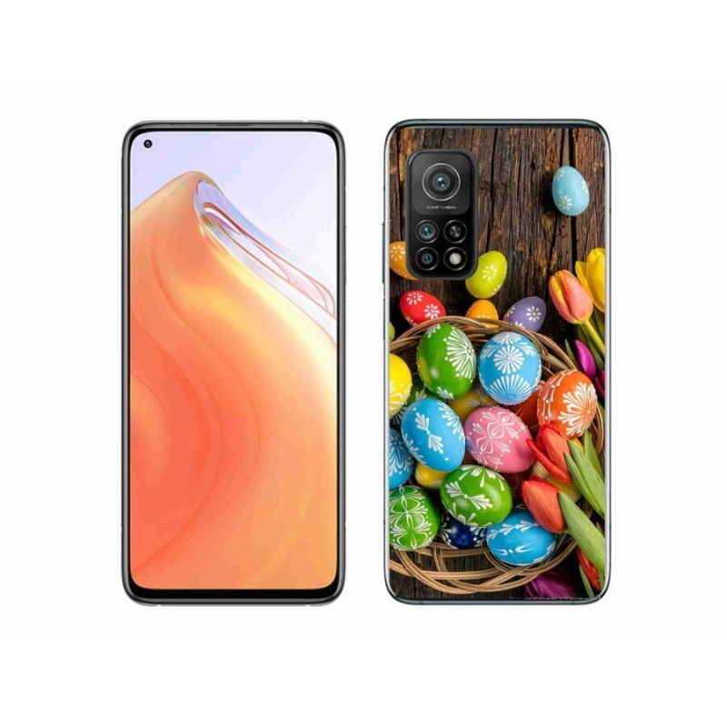 Gél borítás mmCase a Xiaomi Mi 10T 5G számára - Húsvéti tojások