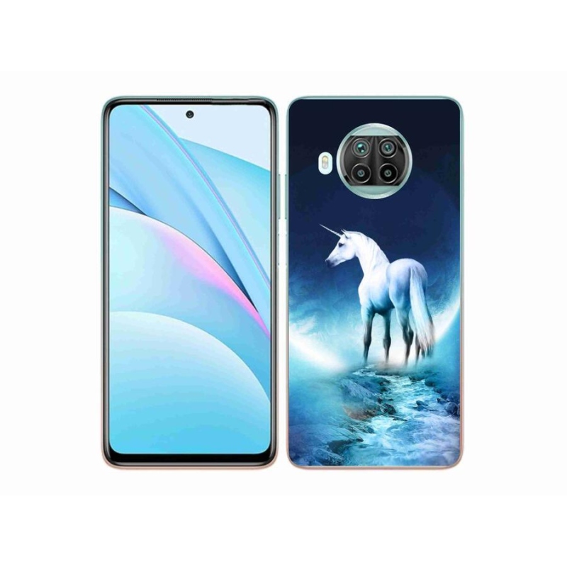 Gél borítás mmCase a Xiaomi Mi 10T Lite 5G számára - fehér egyszarvú