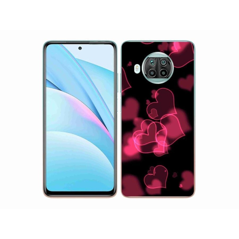 Gél borítás mmCase a Xiaomi Mi 10T Lite 5G-hez - piros szívek