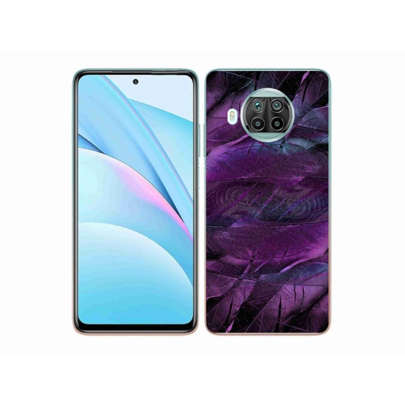 Gél borítás mmCase a Xiaomi Mi 10T Lite 5G-hez - lila toll