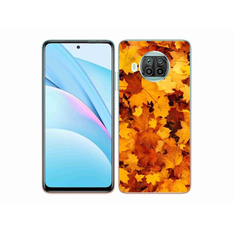Gél borítás mmCase a Xiaomi Mi 10T Lite 5G számára - juharlevelek