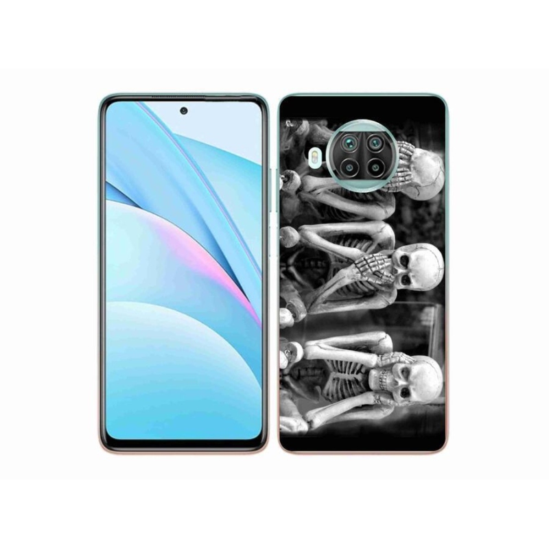 Gél borító mmCase a Xiaomi Mi 10T Lite 5G számára - csontvázak