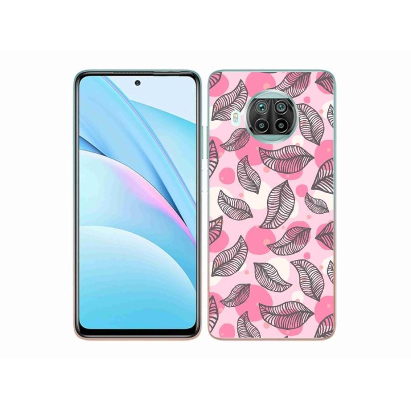 Gél borító mmCase a Xiaomi Mi 10T Lite 5G számára - rajzfilmes hulló levelek