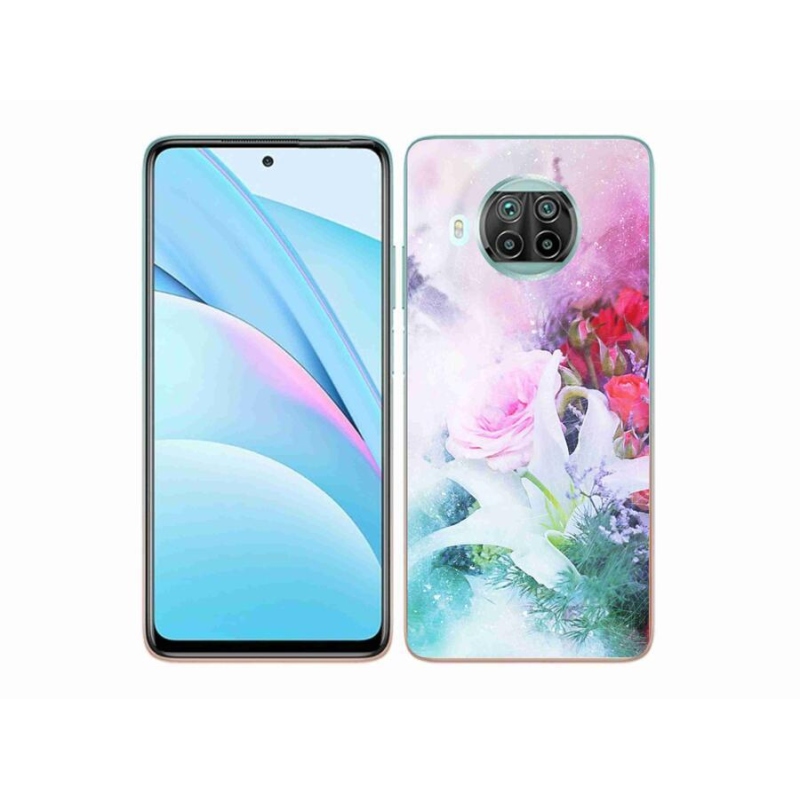 Gél borító mmCase a Xiaomi Mi 10T Lite 5G-hez - virágok 4