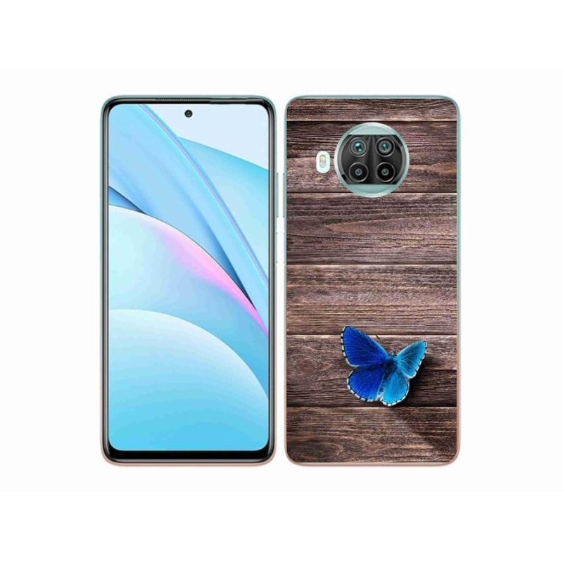 Gél borítás mmCase a Xiaomi Mi 10T Lite 5G-hez - kék pillangó 1