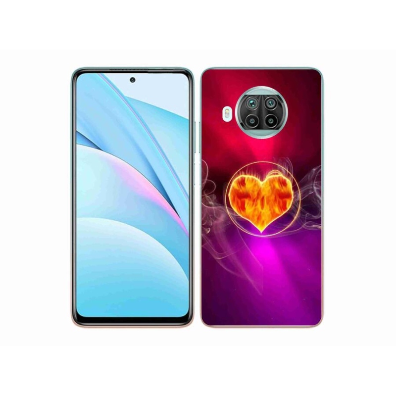 Gél borítás mmCase a Xiaomi Mi 10T Lite 5G számára - tüzes szív