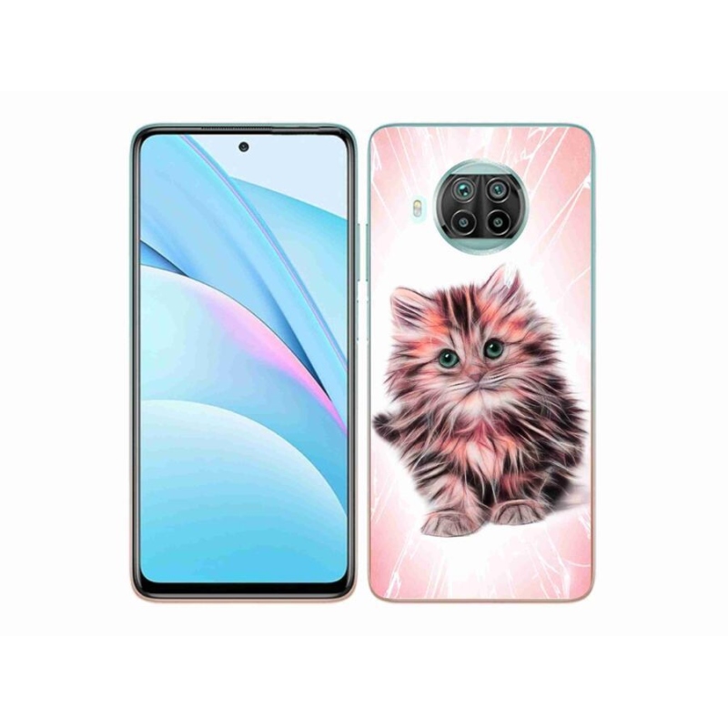 Gél borítás mmCase a Xiaomi Mi 10T Lite 5G számára - aranyos cica