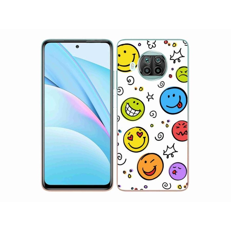 Gél borítás mmCase a Xiaomi Mi 10T Lite 5G számára - smiley-k