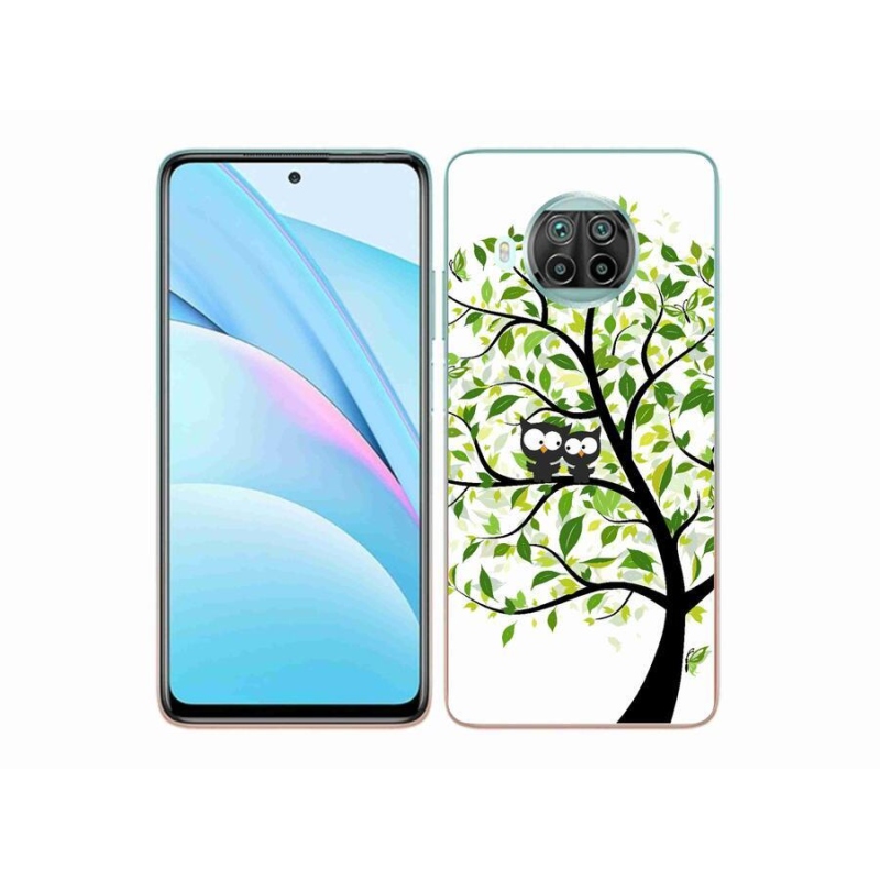 Gél borító mmCase a Xiaomi Mi 10T Lite 5G számára - baglyok a fán