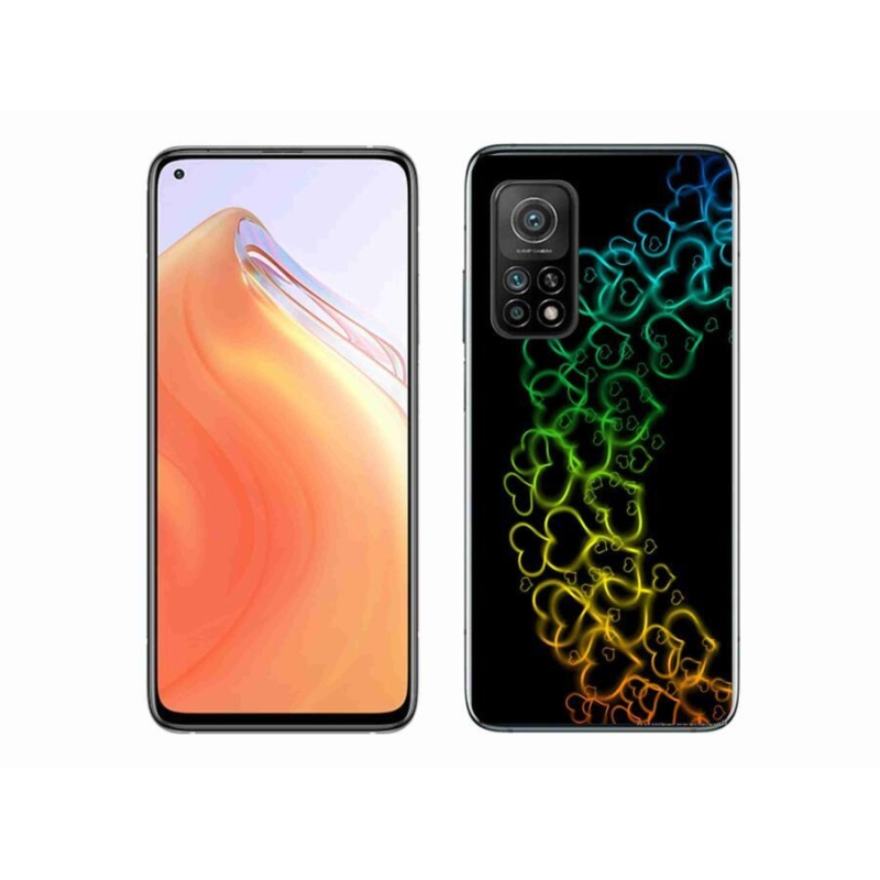 Gél borítás mmCase a Xiaomi Mi 10T Pro 5G-hez - színes szívek