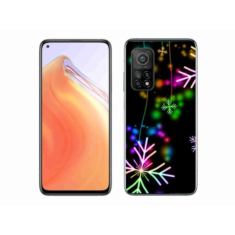 Zselés borítás mmCase a Xiaomi Mi 10T Pro 5G-hez - színes pelyhekkel