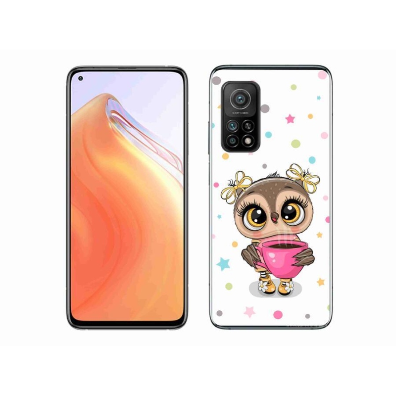 Gél borítás mmCase a Xiaomi Mi 10T Pro 5G számára - rajzfilm bagoly