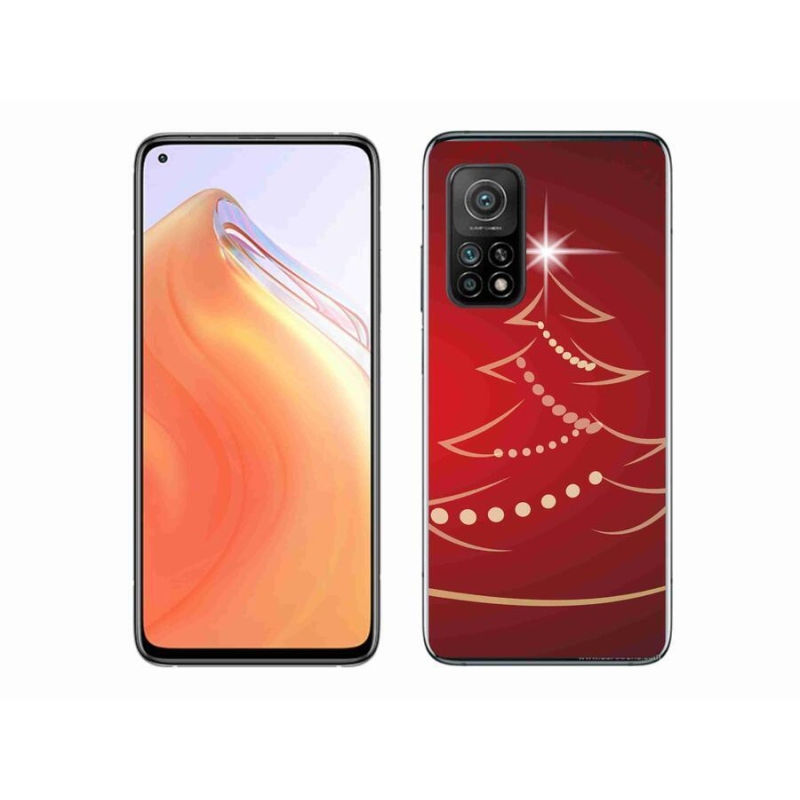 Gél borítás mmCase a Xiaomi Mi 10T Pro 5G számára - karácsonyfa karikatúra