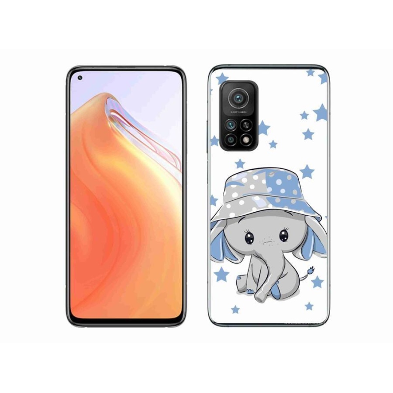 Gél borítás mmCase a Xiaomi Mi 10T Pro 5G-hez - kék elefánt