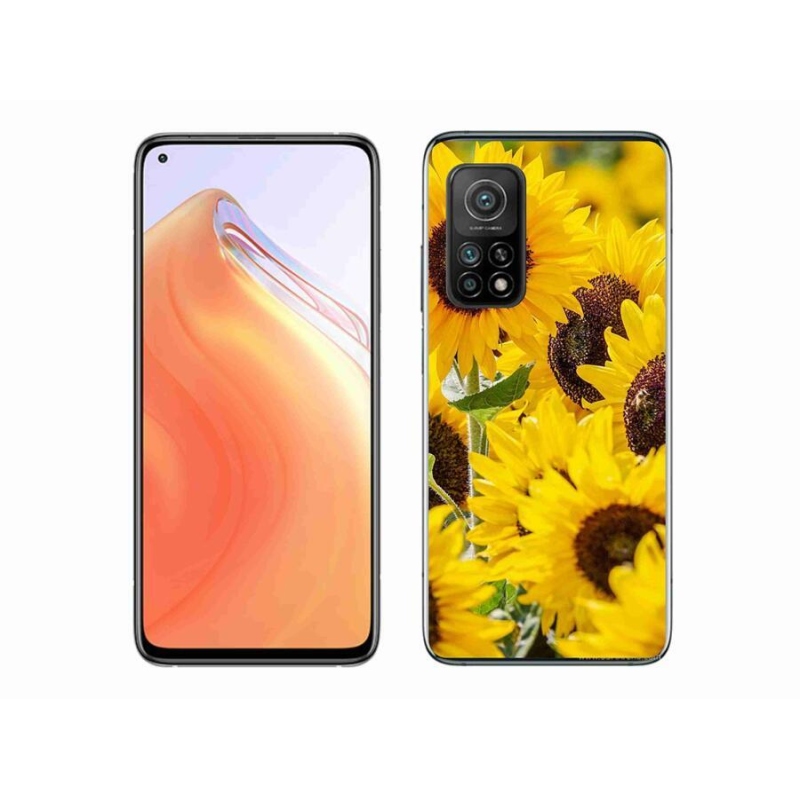 Gél borítás mmCase a Xiaomi Mi 10T Pro 5G számára - Napraforgó