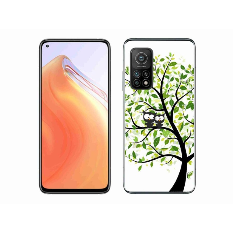 Gél borítás mmCase a Xiaomi Mi 10T Pro 5G számára - baglyok a fán