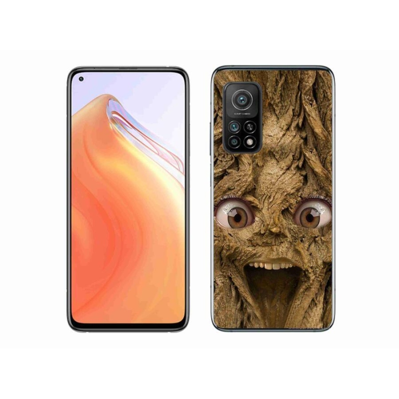 Gél borítás mmCase a Xiaomi Mi 10T Pro 5G számára - vidám fa szemekkel