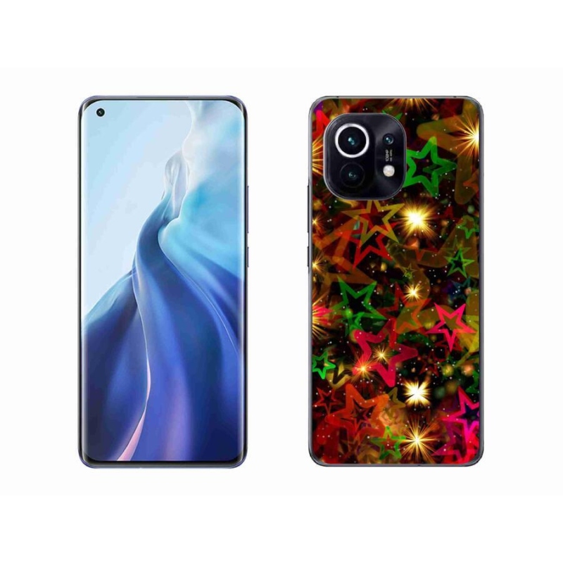 Gél borítás mmCase a Xiaomi Mi 11-hez - színes csillagok