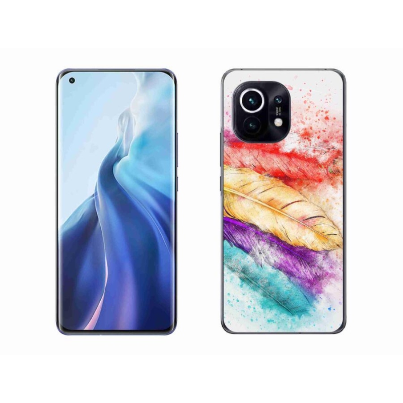 Gél borítás mmCase a Xiaomi Mi 11-hez - színes tollak