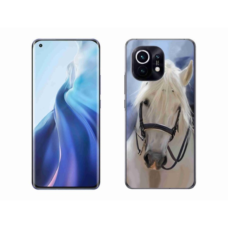 Gél borítás mmCase a Xiaomi Mi 11-hez - fehér ló